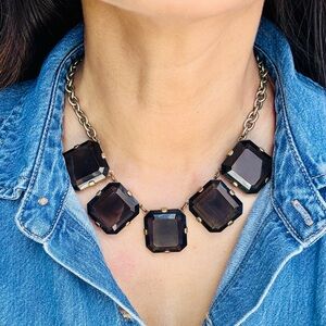 J Crew Midnight Statement Necklace